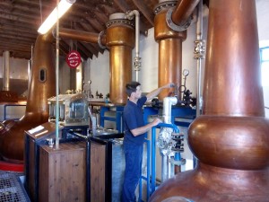 Inside the Kilchoman still house