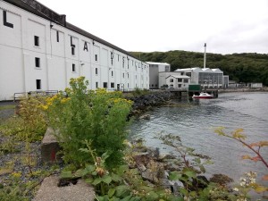 Caol Ila distillery - right next to the Sound of Islay