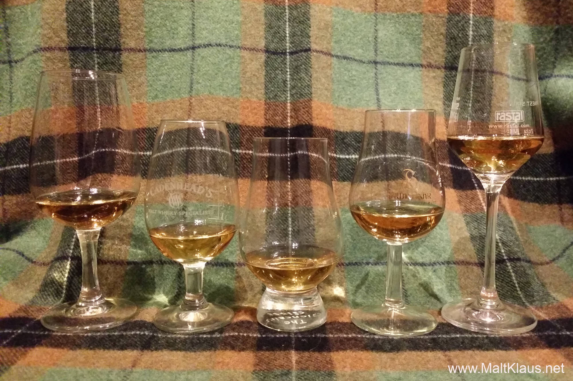 Whisky Glassware Comparison