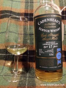 24 drams till Christmas 2016 #21: Laphroaig 1998 17 yo by Cadenhead's