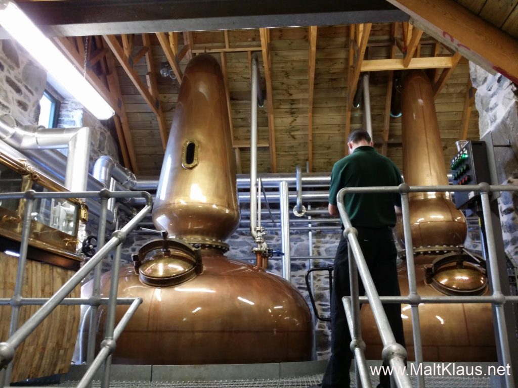 Stills at the Ballindalloch distillery