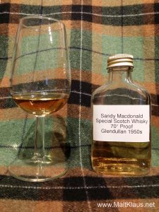 Sandy Macdonald Special Scotch Whisky Blend 1950s - Glendullan