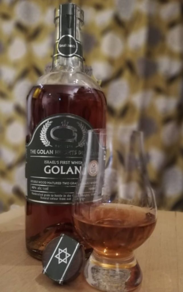 Golani double wood matured two grain Israeli whisky